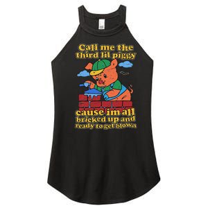 Call Me The Third Lil Piggy Women's Perfect Tri Rocker Tank