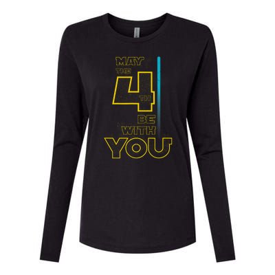 Cool May The 4th Be With You Birthday Womens Cotton Relaxed Long Sleeve T-Shirt