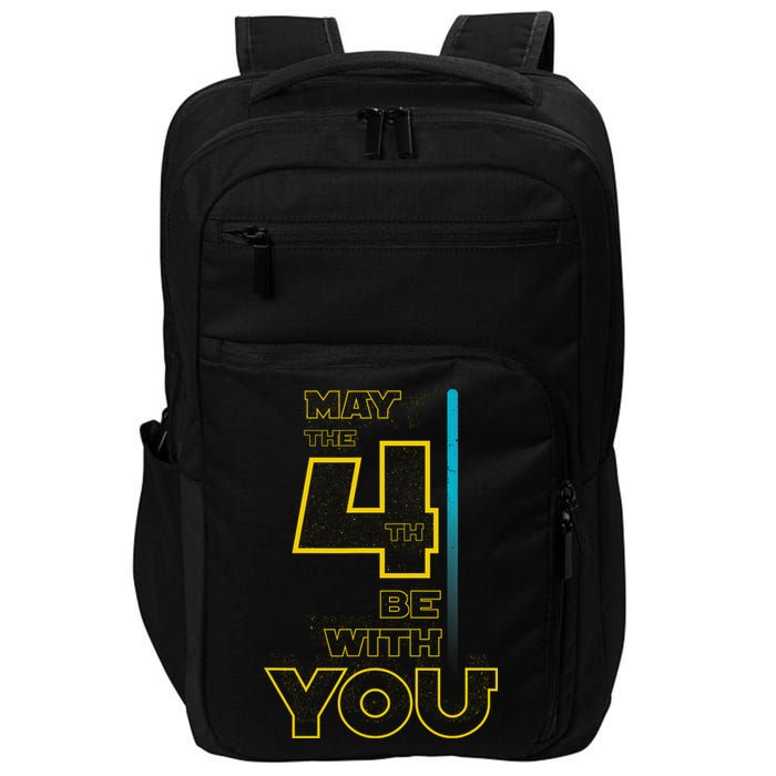 Cool May The 4th Be With You Birthday Impact Tech Backpack
