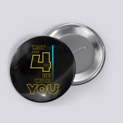 Cool May The 4th Be With You Birthday Button
