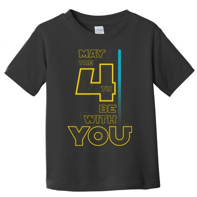 Cool May The 4th Be With You Birthday Toddler T-Shirt