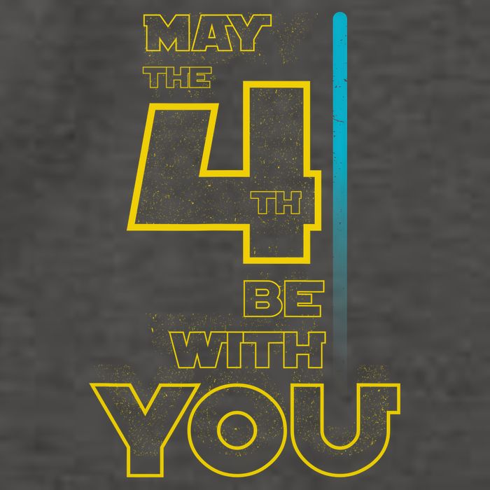 Cool May The 4th Be With You Birthday Vector Backpack