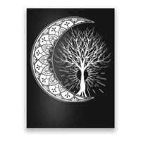 Crescent Moon Tree Earth Day Arbor Day Poster