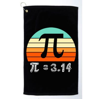 Cool Math Teacher Student Future Engineer Funny Happy Pi Day Gift Platinum Collection Golf Towel