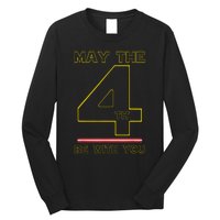 Cool May The 4th Be With You Birthday Long Sleeve Shirt