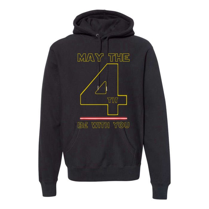 Cool May The 4th Be With You Birthday Premium Hoodie