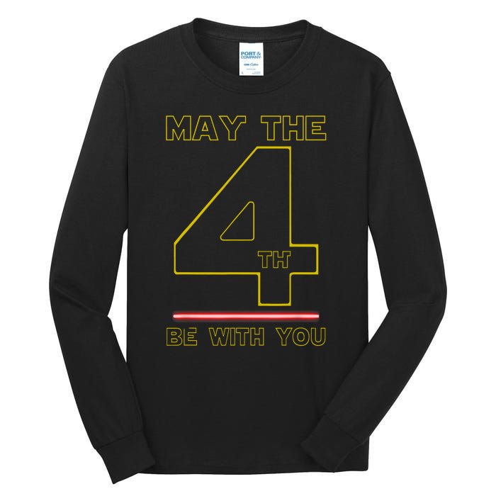 Cool May The 4th Be With You Birthday Tall Long Sleeve T-Shirt