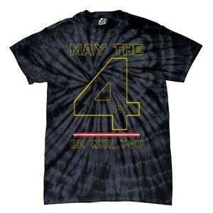 Cool May The 4th Be With You Birthday Tie-Dye T-Shirt