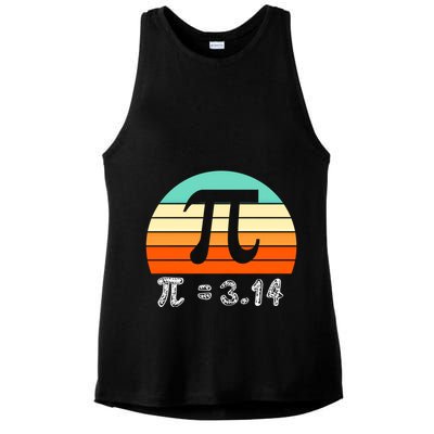 Cool Math Teacher Student Future Engineer Funny Happy Pi Day Gift Ladies PosiCharge Tri-Blend Wicking Tank