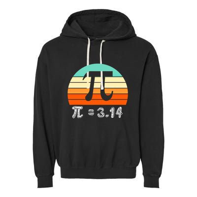 Cool Math Teacher Student Future Engineer Funny Happy Pi Day Gift Garment-Dyed Fleece Hoodie