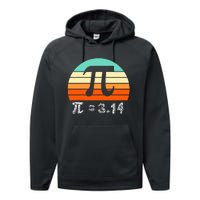 Cool Math Teacher Student Future Engineer Funny Happy Pi Day Gift Performance Fleece Hoodie