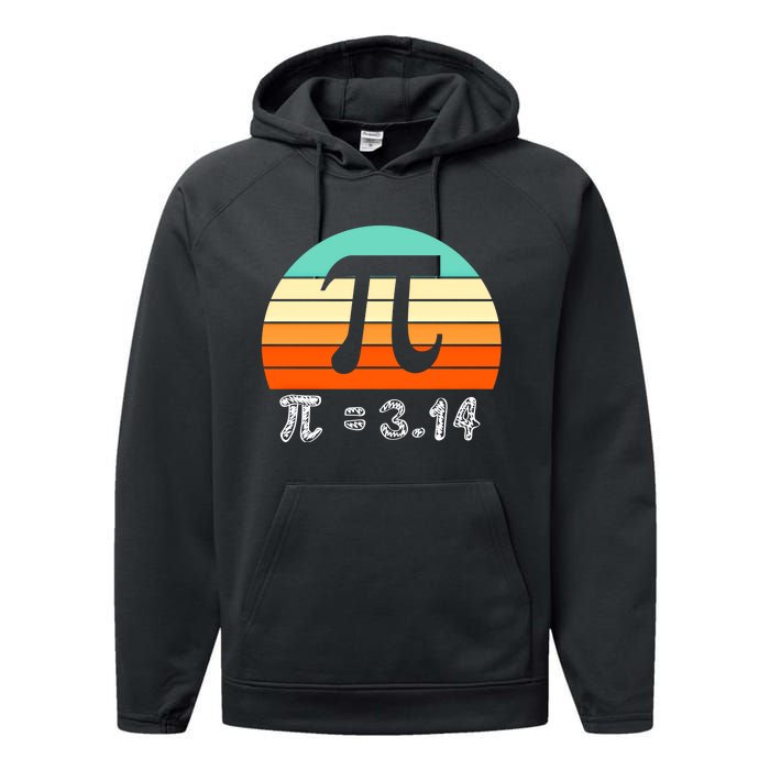 Cool Math Teacher Student Future Engineer Funny Happy Pi Day Gift Performance Fleece Hoodie