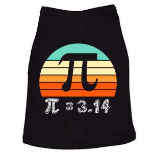 Cool Math Teacher Student Future Engineer Funny Happy Pi Day Gift Doggie Tank