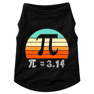 Cool Math Teacher Student Future Engineer Funny Happy Pi Day Gift Doggie Tank