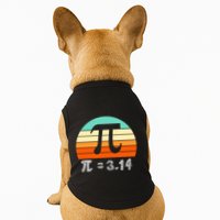 Cool Math Teacher Student Future Engineer Funny Happy Pi Day Gift Doggie Tank
