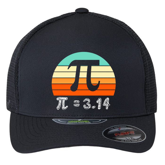 Cool Math Teacher Student Future Engineer Funny Happy Pi Day Gift Flexfit Unipanel Trucker Cap