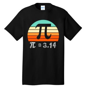 Cool Math Teacher Student Future Engineer Funny Happy Pi Day Gift Tall T-Shirt