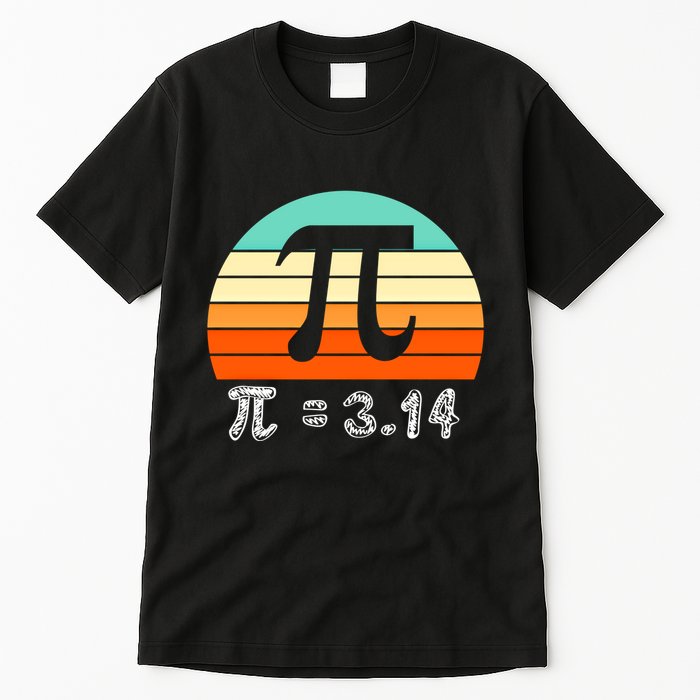 Cool Math Teacher Student Future Engineer Funny Happy Pi Day Gift Tall T-Shirt