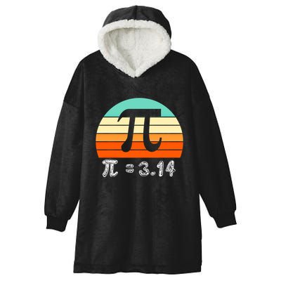 Cool Math Teacher Student Future Engineer Funny Happy Pi Day Gift Hooded Wearable Blanket
