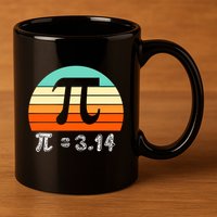 Cool Math Teacher Student Future Engineer Funny Happy Pi Day Gift 11oz C Handle Ceramic Mug