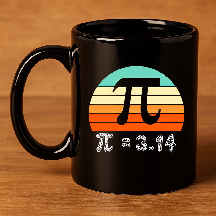 Cool Math Teacher Student Future Engineer Funny Happy Pi Day Gift 11oz C Handle Ceramic Mug