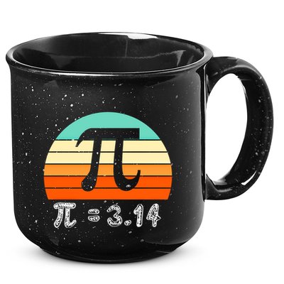 Cool Math Teacher Student Future Engineer Funny Happy Pi Day Gift 15oz Campfire Ceramic Mug
