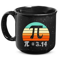 Cool Math Teacher Student Future Engineer Funny Happy Pi Day Gift 15oz Campfire Ceramic Mug