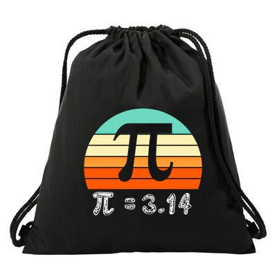 Cool Math Teacher Student Future Engineer Funny Happy Pi Day Gift Drawstring Bag
