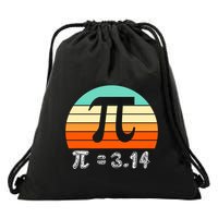 Cool Math Teacher Student Future Engineer Funny Happy Pi Day Gift Drawstring Bag