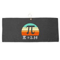 Cool Math Teacher Student Future Engineer Funny Happy Pi Day Gift Large Microfiber Waffle Golf Towel