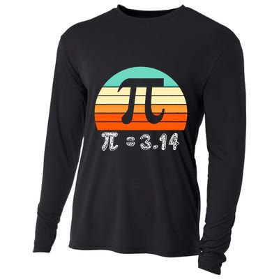 Cool Math Teacher Student Future Engineer Funny Happy Pi Day Gift Cooling Performance Long Sleeve Crew