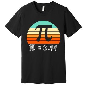 Cool Math Teacher Student Future Engineer Funny Happy Pi Day Gift Premium T-Shirt