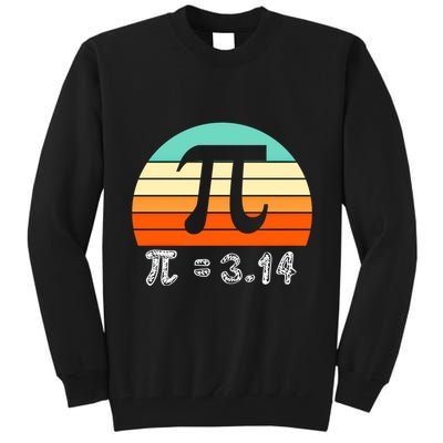 Cool Math Teacher Student Future Engineer Funny Happy Pi Day Gift Tall Sweatshirt