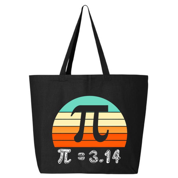 Cool Math Teacher Student Future Engineer Funny Happy Pi Day Gift 25L Jumbo Tote