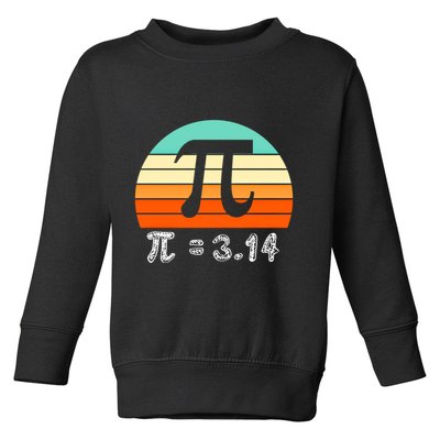 Cool Math Teacher Student Future Engineer Funny Happy Pi Day Gift Toddler Sweatshirt