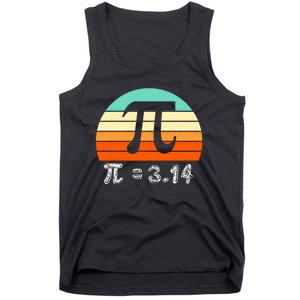 Cool Math Teacher Student Future Engineer Funny Happy Pi Day Gift Tank Top