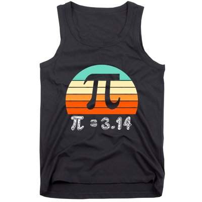 Cool Math Teacher Student Future Engineer Funny Happy Pi Day Gift Tank Top