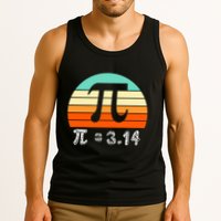 Cool Math Teacher Student Future Engineer Funny Happy Pi Day Gift Tank Top