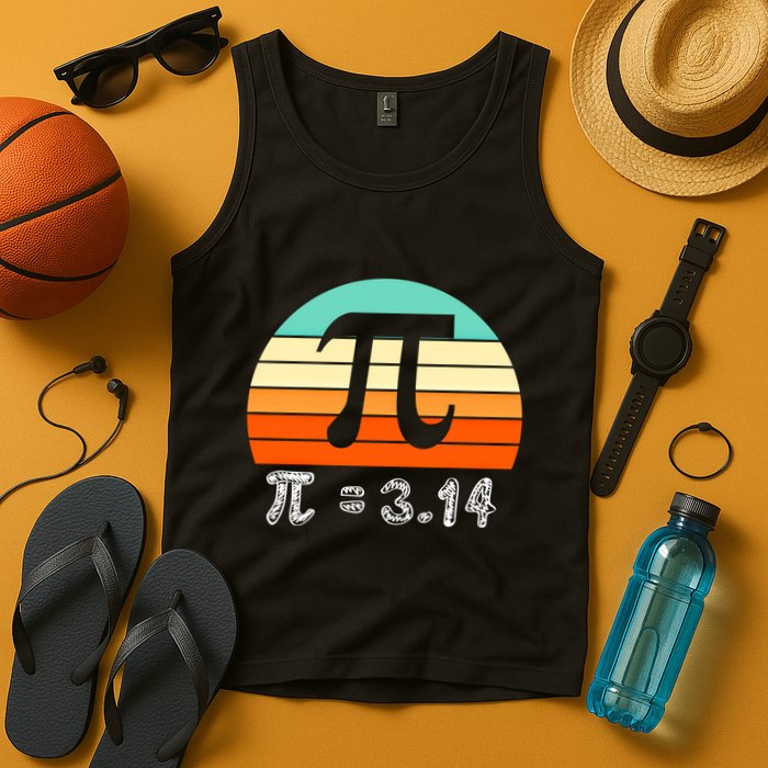 Cool Math Teacher Student Future Engineer Funny Happy Pi Day Gift Tank Top