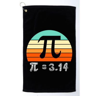 Cool Math Teacher Student Future Engineer Funny Happy Pi Day Gift Golf Towel
