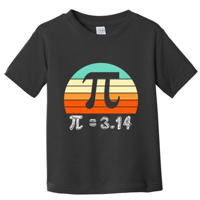 Cool Math Teacher Student Future Engineer Funny Happy Pi Day Gift Toddler T-Shirt