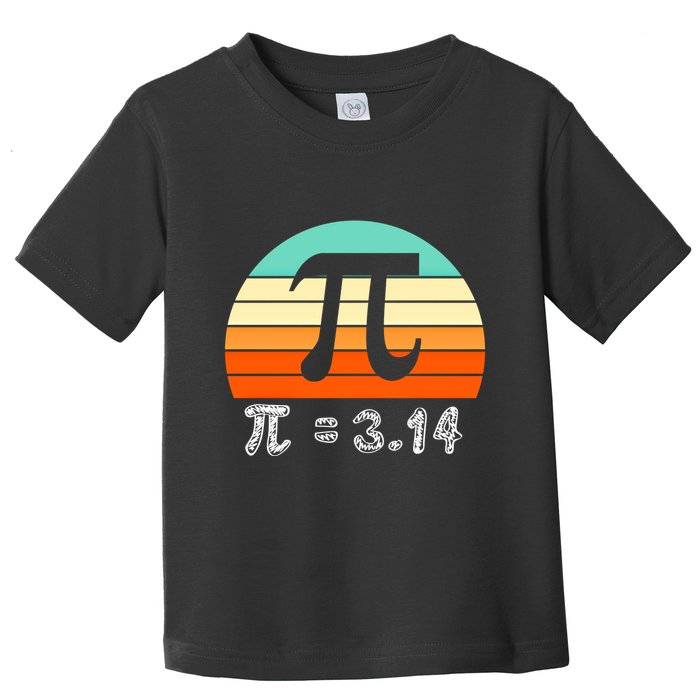 Cool Math Teacher Student Future Engineer Funny Happy Pi Day Gift Toddler T-Shirt