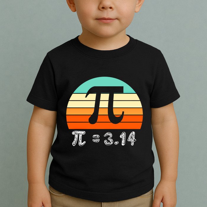 Cool Math Teacher Student Future Engineer Funny Happy Pi Day Gift Toddler T-Shirt