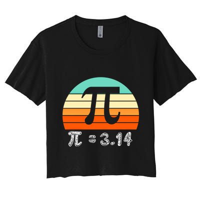 Cool Math Teacher Student Future Engineer Funny Happy Pi Day Gift Crop Top