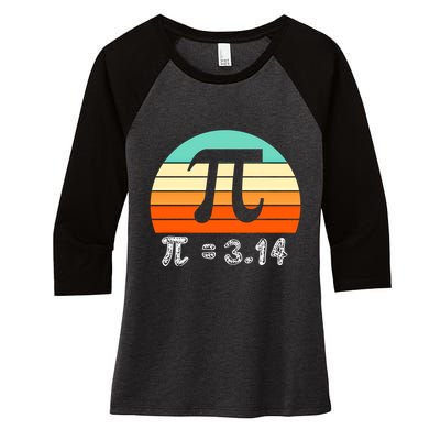 Cool Math Teacher Student Future Engineer Funny Happy Pi Day Gift Women's Tri-Blend 3/4-Sleeve Raglan Shirt