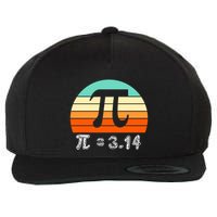 Cool Math Teacher Student Future Engineer Funny Happy Pi Day Gift Wool Snapback Cap