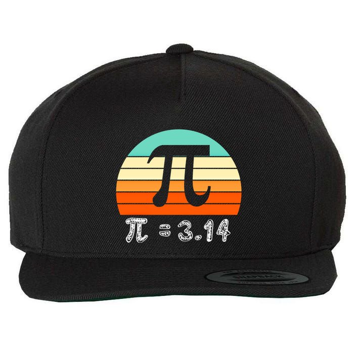 Cool Math Teacher Student Future Engineer Funny Happy Pi Day Gift Wool Snapback Cap