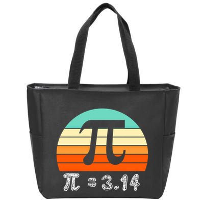 Cool Math Teacher Student Future Engineer Funny Happy Pi Day Gift Zip Tote Bag
