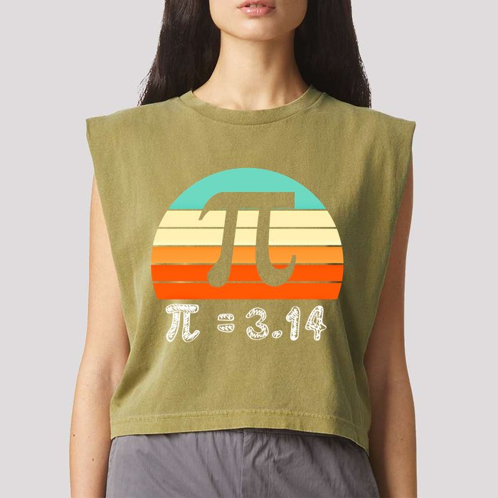 Cool Math Teacher Student Future Engineer Funny Happy Pi Day Gift Garment-Dyed Women's Muscle Tee