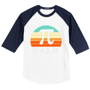 Cool Math Teacher Student Future Engineer Funny Happy Pi Day Gift Baseball Sleeve Shirt